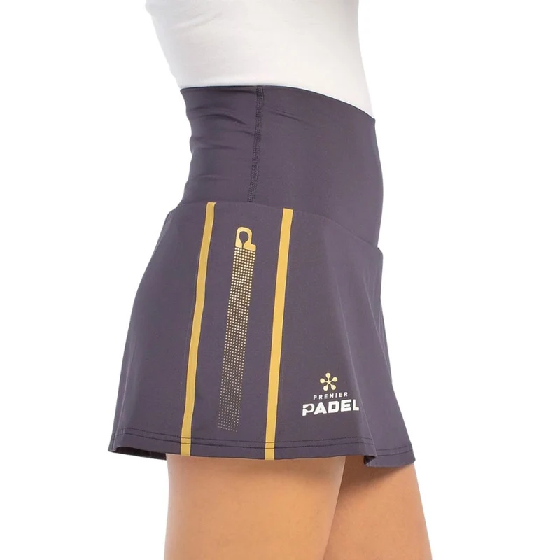 Bullpadel Skirt Premier Padel Adiar Zwart