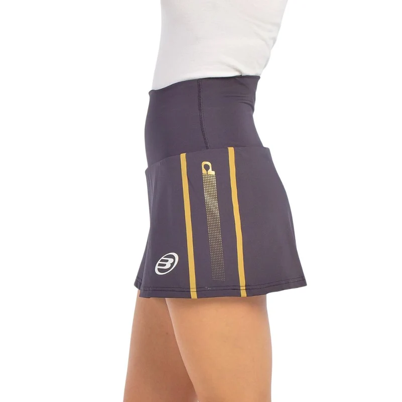 Bullpadel Skirt Premier Padel Adiar Zwart