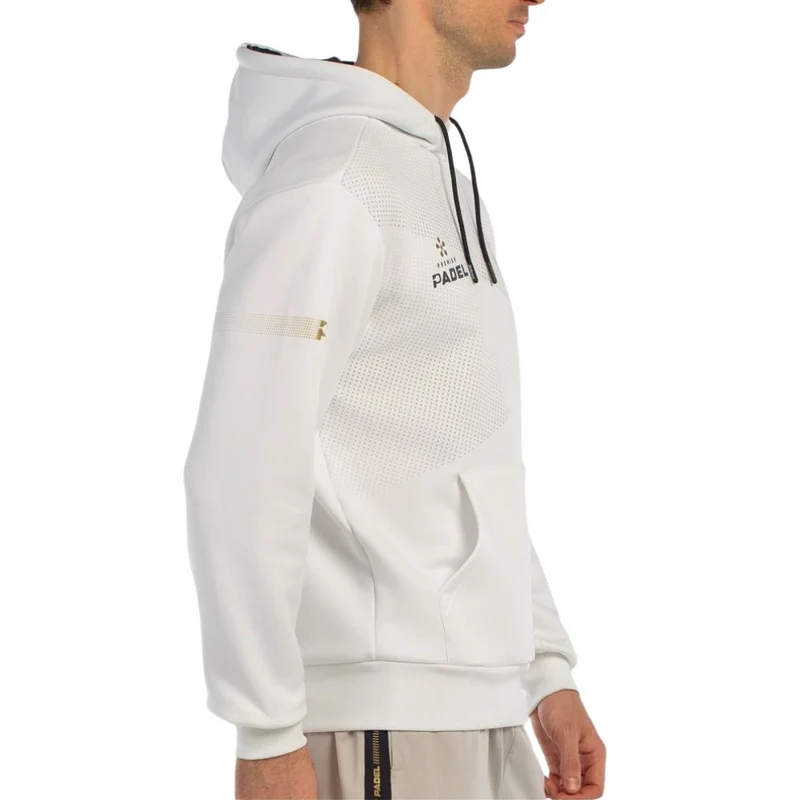 Bullpadel Hoodie Baque Premier Padel Heren Wit