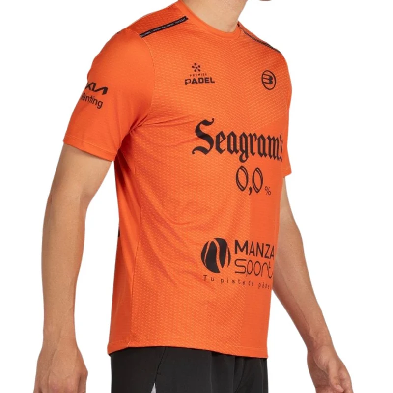 Bullpadel T-shirt Mesia PN Heren Oranje