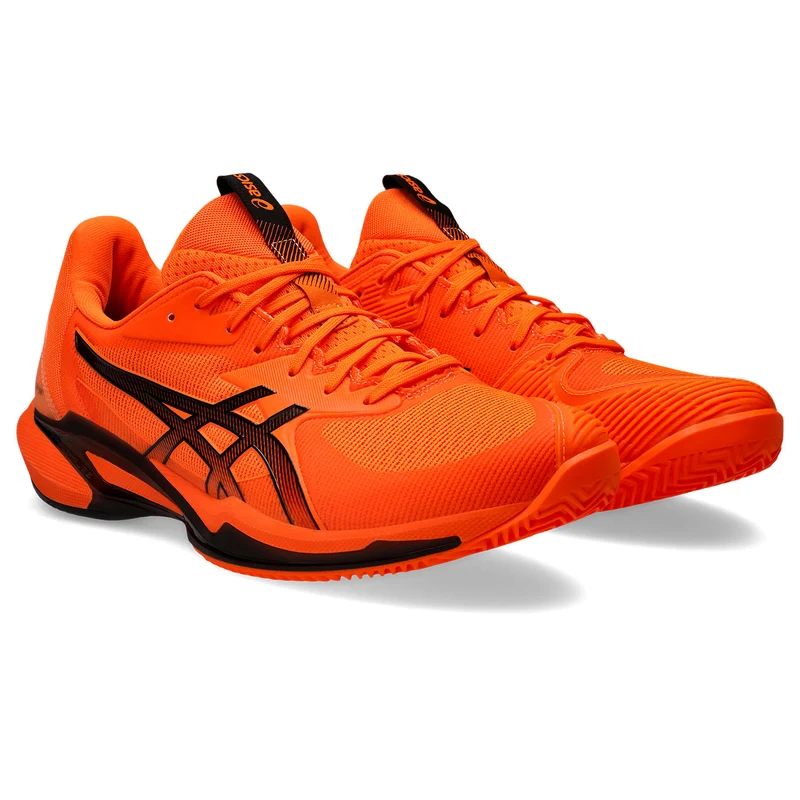 Asics Tennisschoen Solution Speed FF 3 Clay Heren Oranje Zwart