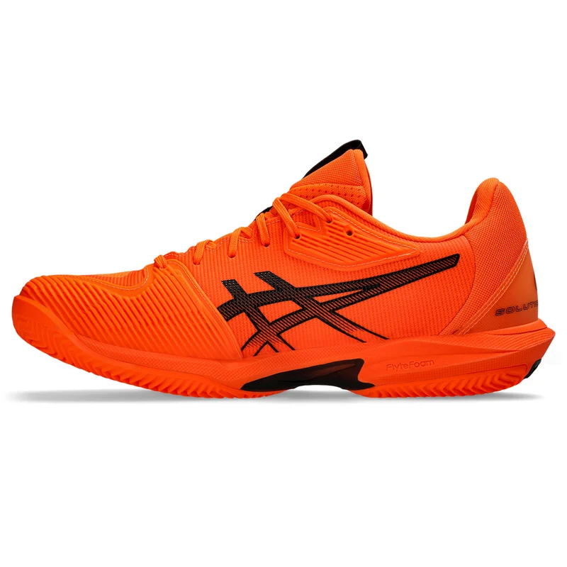 Asics Tennisschoen Solution Speed FF 3 Clay Heren Oranje Zwart