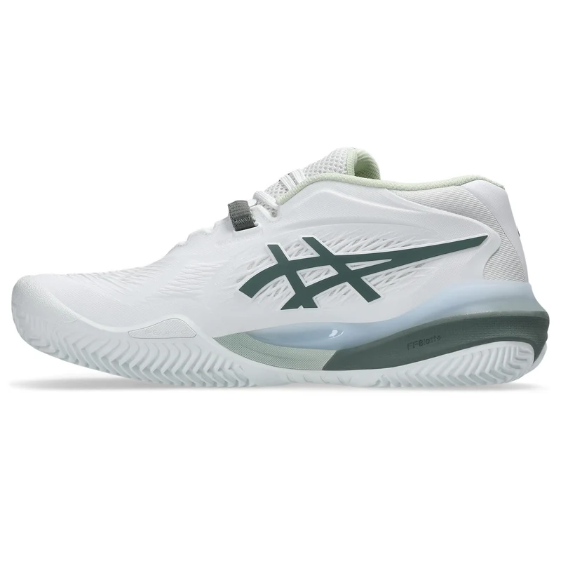 Asics Tennisschoen Gel Resolution X Clay Dames Wit - Groen