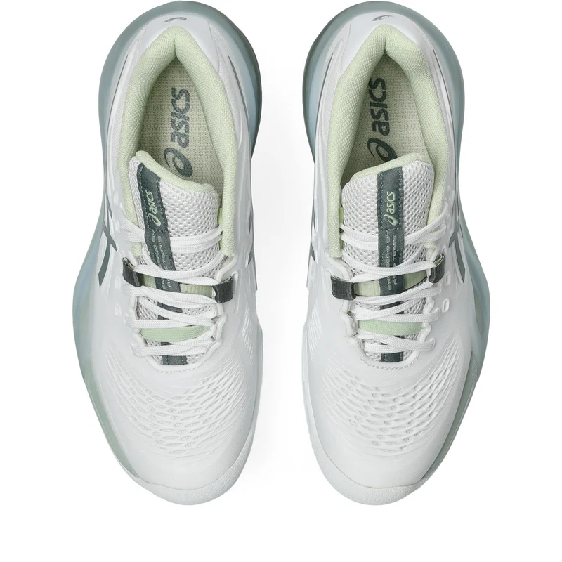 Asics Tennisschoen Gel Resolution X Clay Dames Wit - Groen
