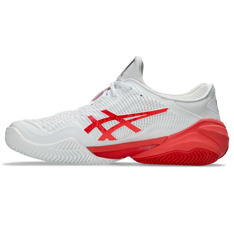 Asics Tennisschoen Court FF 3 Novak Clay Heren Wit Rood