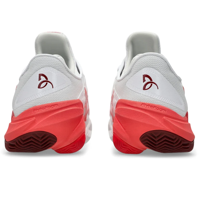 Asics Tennisschoen Court FF 3 Novak Clay Heren Wit Rood