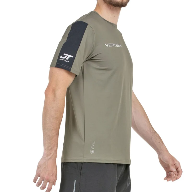 Bullpadel T-shirt Tello 25V Heren Kaki