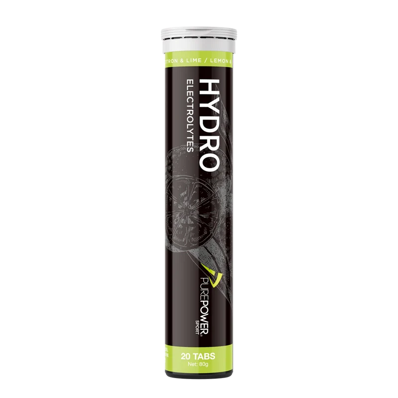 PurePower Hydrotabs Electrolytes Lemon/Lime Flavor (1 tube with 20 tablets)