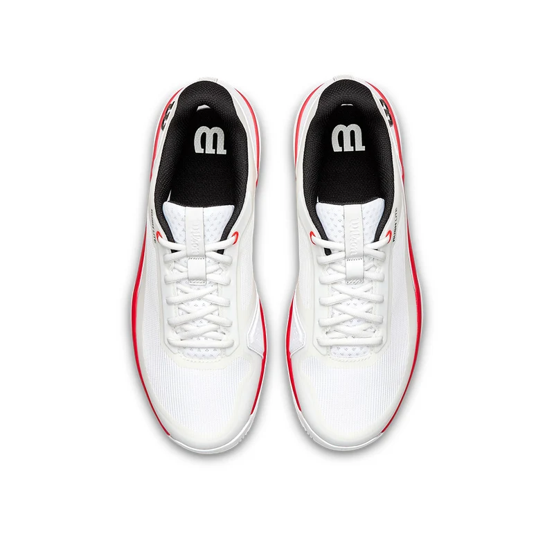 WILSON RUSH LITE 5 White/Black SS26 (Zapatillas)