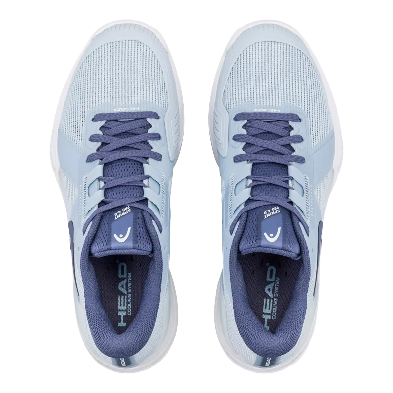 Zapatillas Head Sprint Pro 4.0 Clay Woman Chalk White/Light Grey 2026