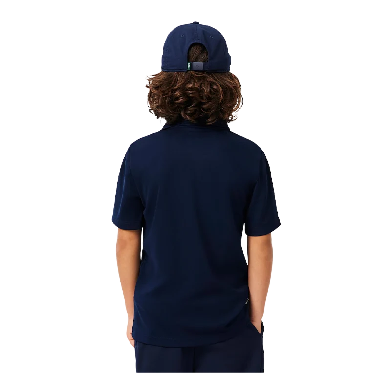 Polo Lacoste Ultra Dry Junior Azul Marino