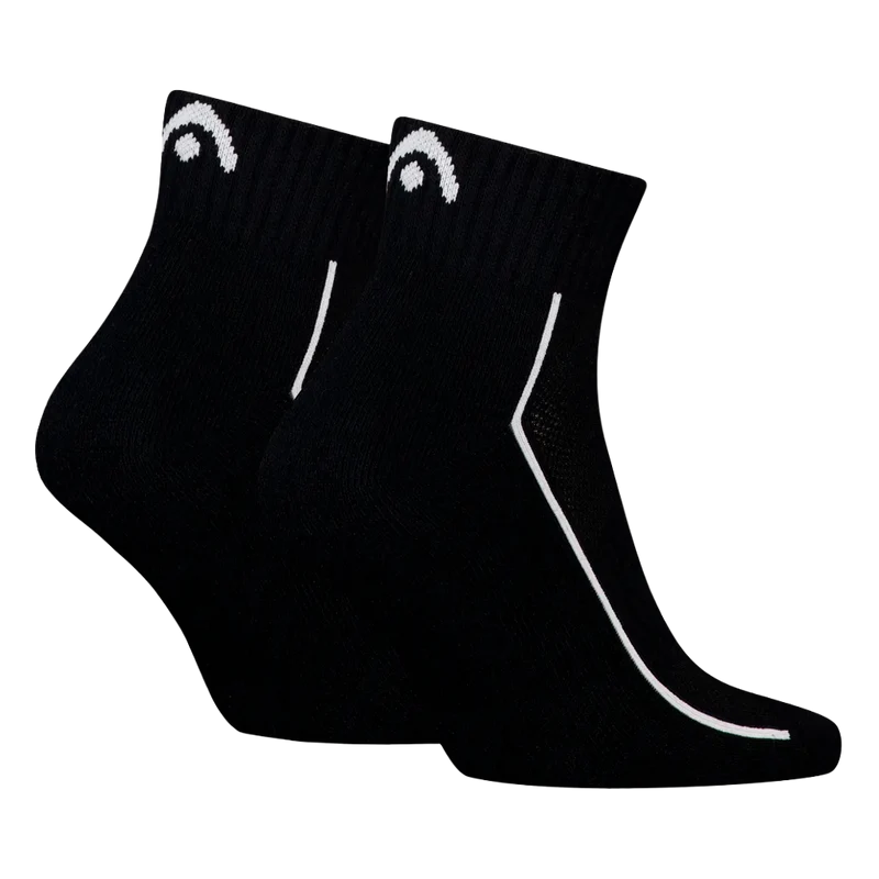 Calcetines Head Performance Quarter Negro (Pack x2) 2026