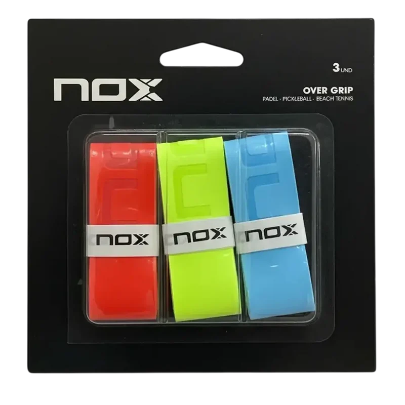Overgrips NOX Pro Liso Rojo/Verde/Azul (Pack x3)