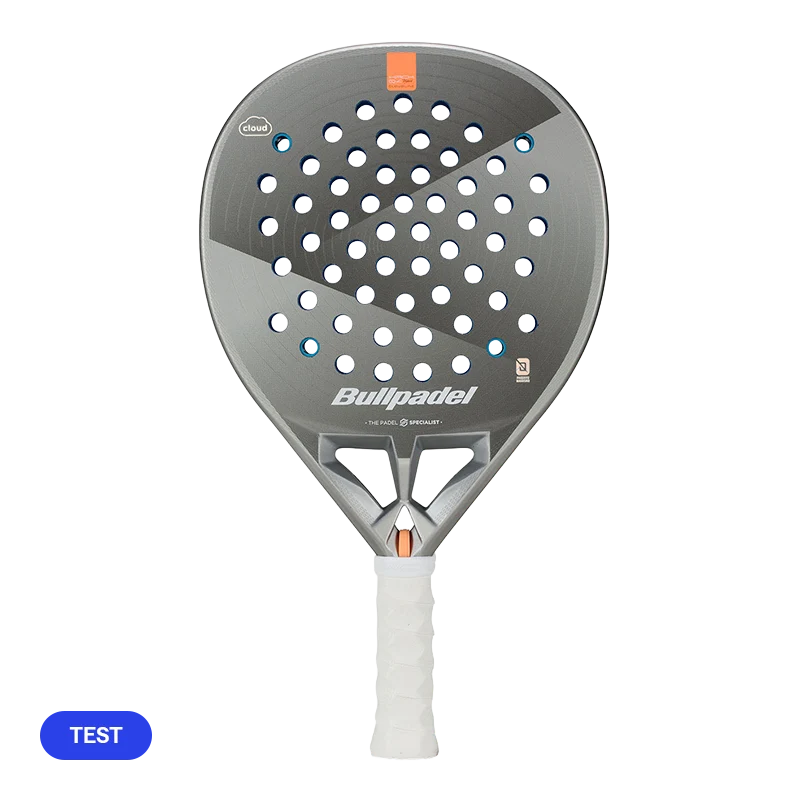Pala de TEST Bullpadel Hack 04 Hybrid Cloud Paquito Navarro 2026