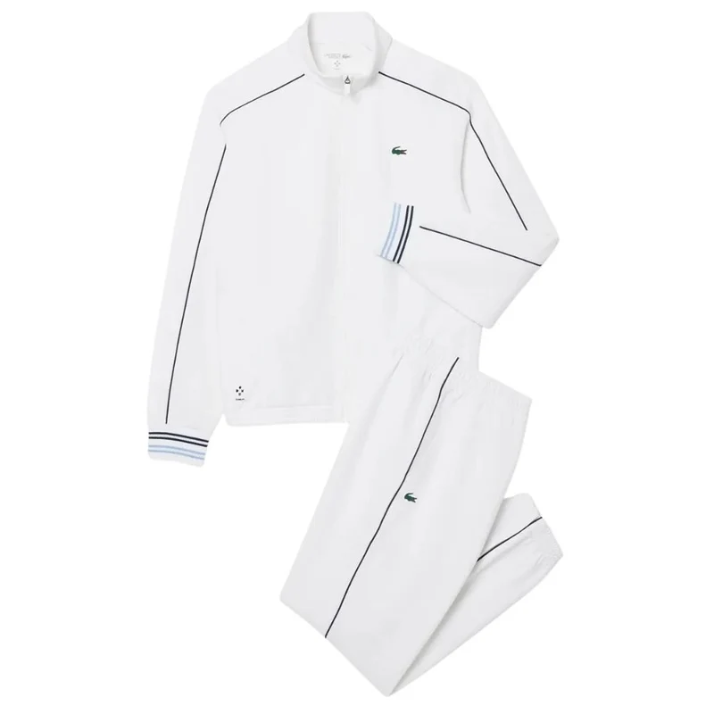 Lacoste Trainingspak Tennis Jogger-Set Medvedev Heren Wit