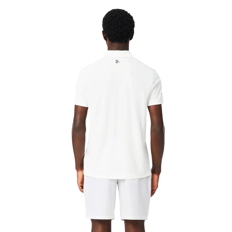 Lacoste Short Sport Novak Djokovic Stretch Heren Wit Zwart