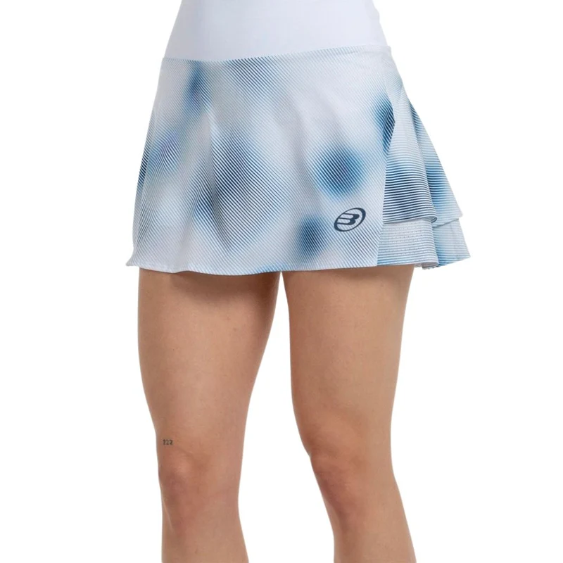 Bullpadel Skort Dauga Dames Wit Blauw