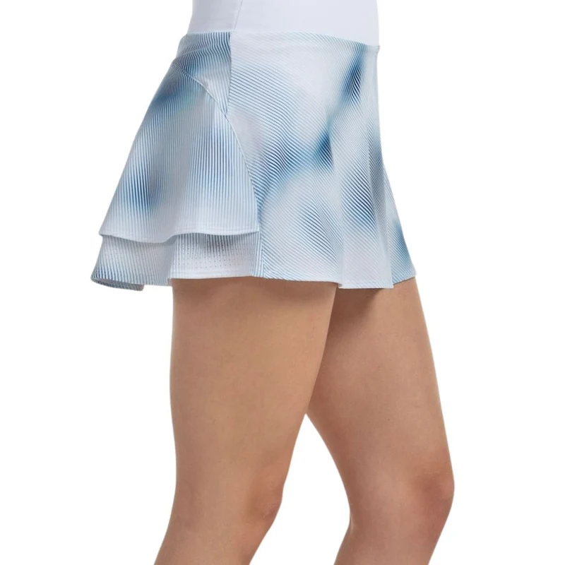 Bullpadel Skort Dauga Dames Wit Blauw