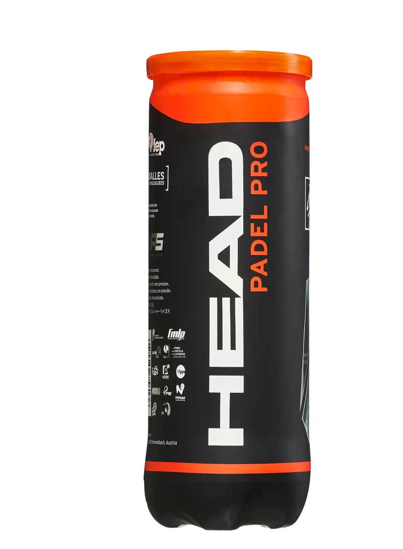 Head PADEL PRO 3B Padel Bälle 3 pcs yellow