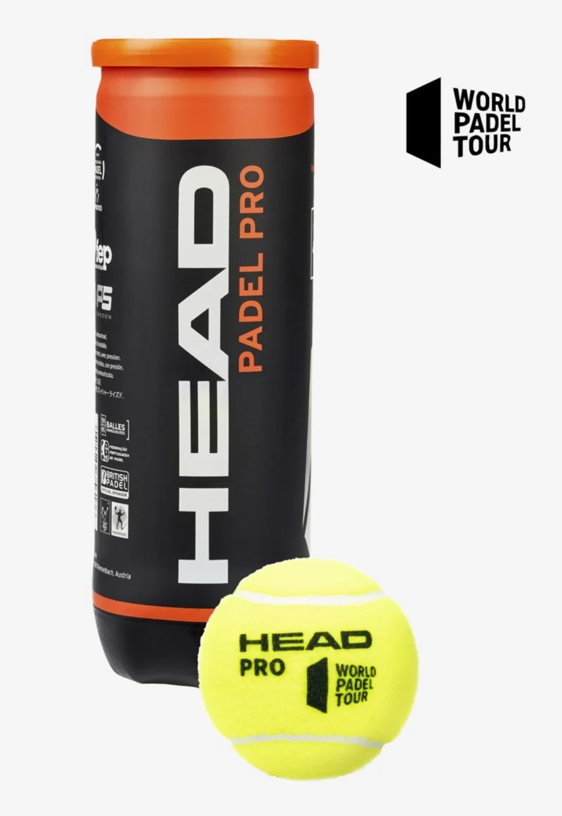 Head PADEL PRO 3B Padel Bälle 3 pcs yellow
