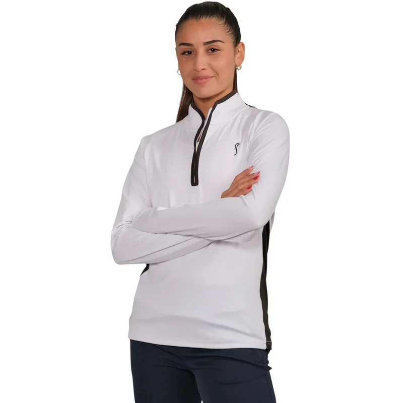 RS Women National Team Half Zip White