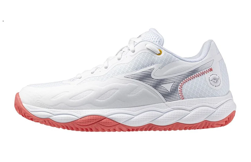 Mizuno Wave Enforce Court CC (W) (White/Blue Granite/Calypso Core)