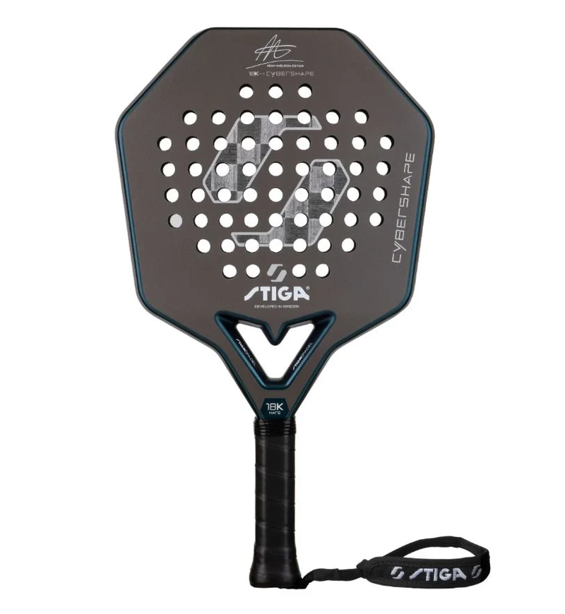 Stiga Cybershape 18K Hard Adam Axelsson Edition Padel Racket