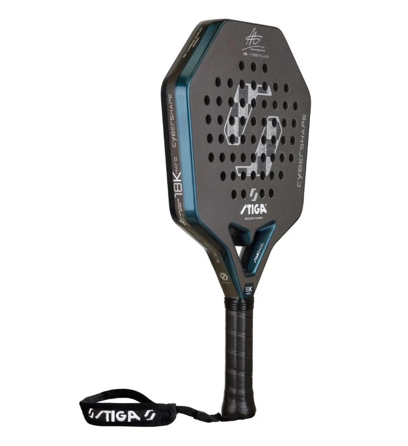 Stiga Cybershape 18K Hard Adam Axelsson Edition Padel Racket