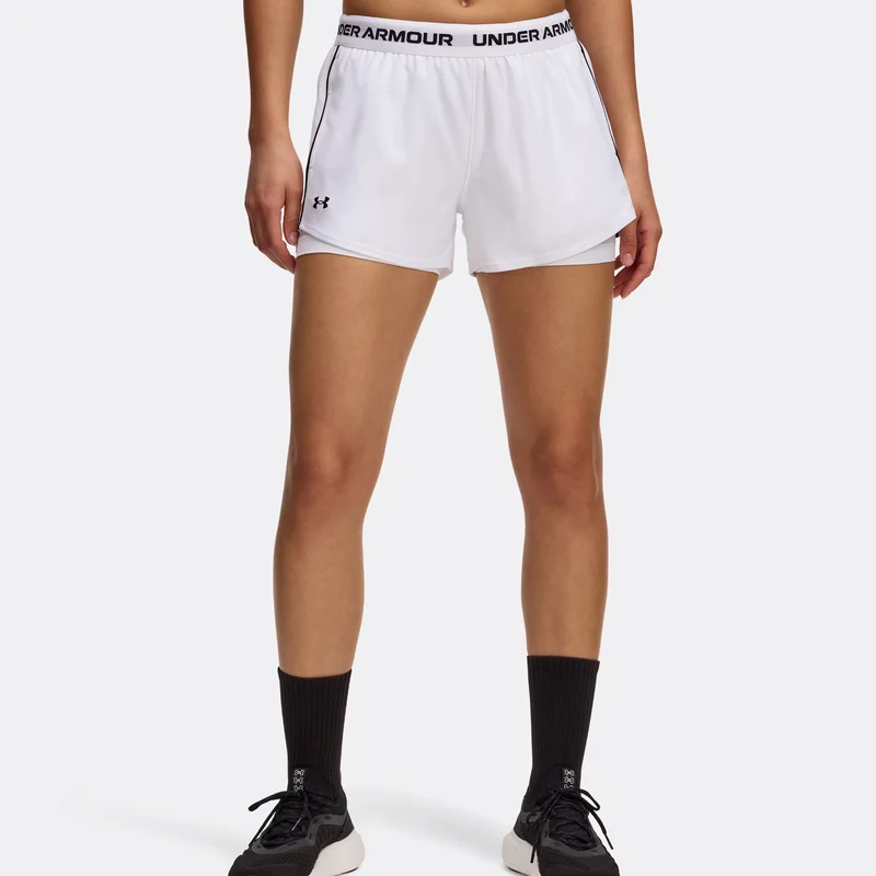 Tech Play Up 2in1 Shorts Damen - weiß