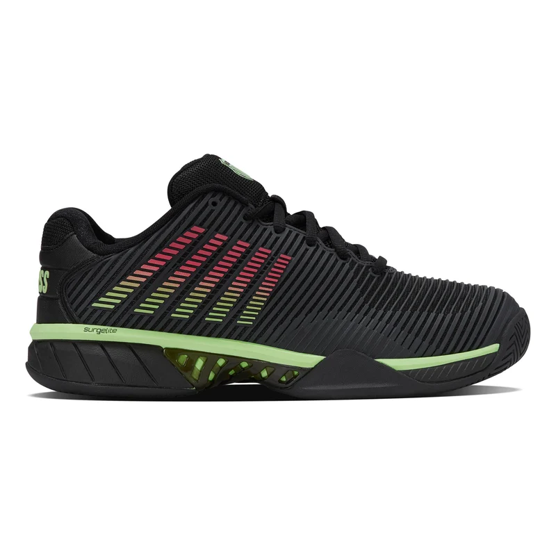 Hypercourt Express 2 Allcourtschuh Herren-Schwarz,Neongrün