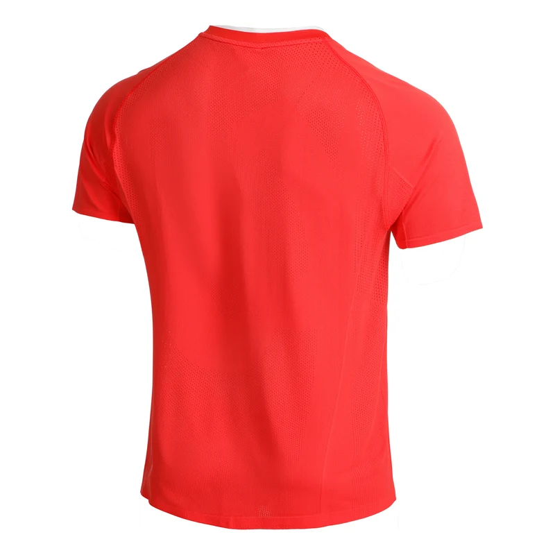 Players Seamless Zip Henley 2.0 T-Shirt Herren - rot,