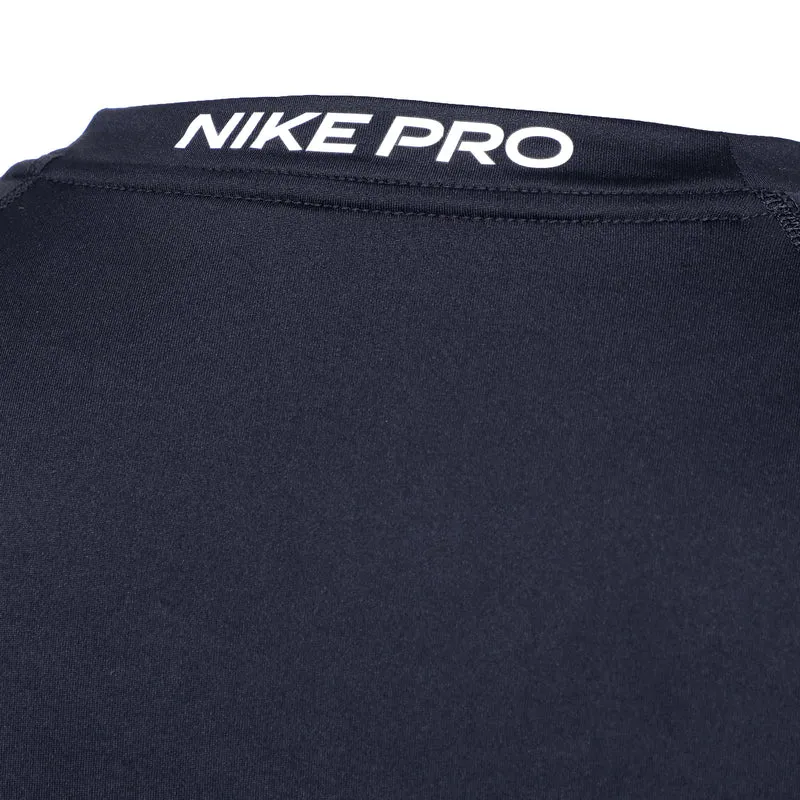 Dri-Fit Pro T-Shirt Herren - dunkelblau, weiß