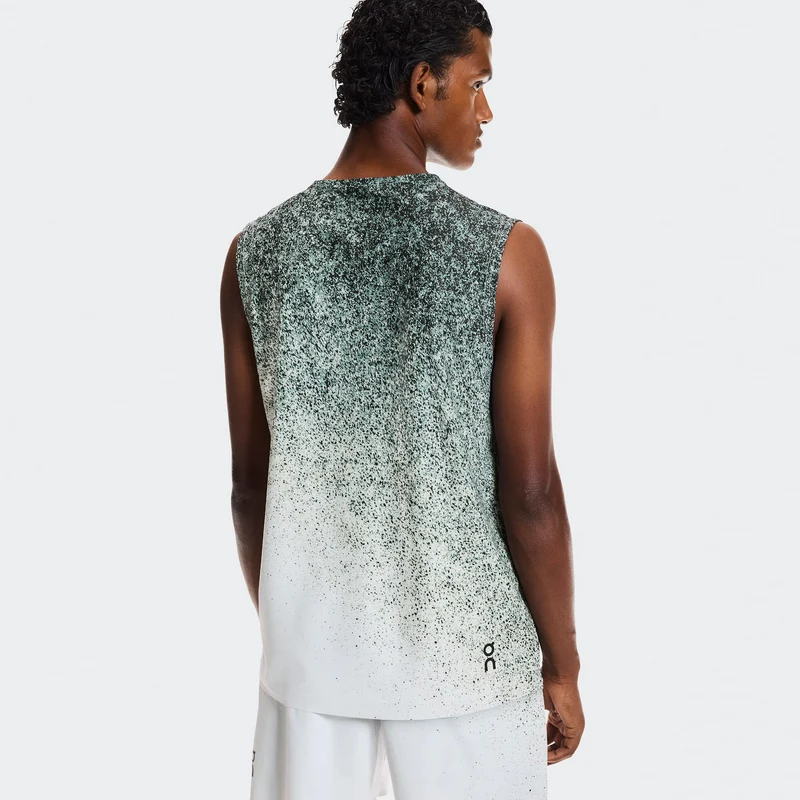 Court Fade Tank-Top Herren - grün, weiß