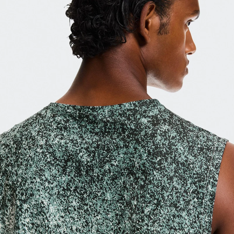 Court Fade Tank-Top Herren - grün, weiß