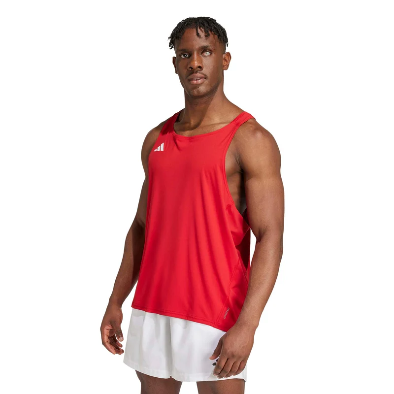 adizero Essential Laufshirt Herren-rot