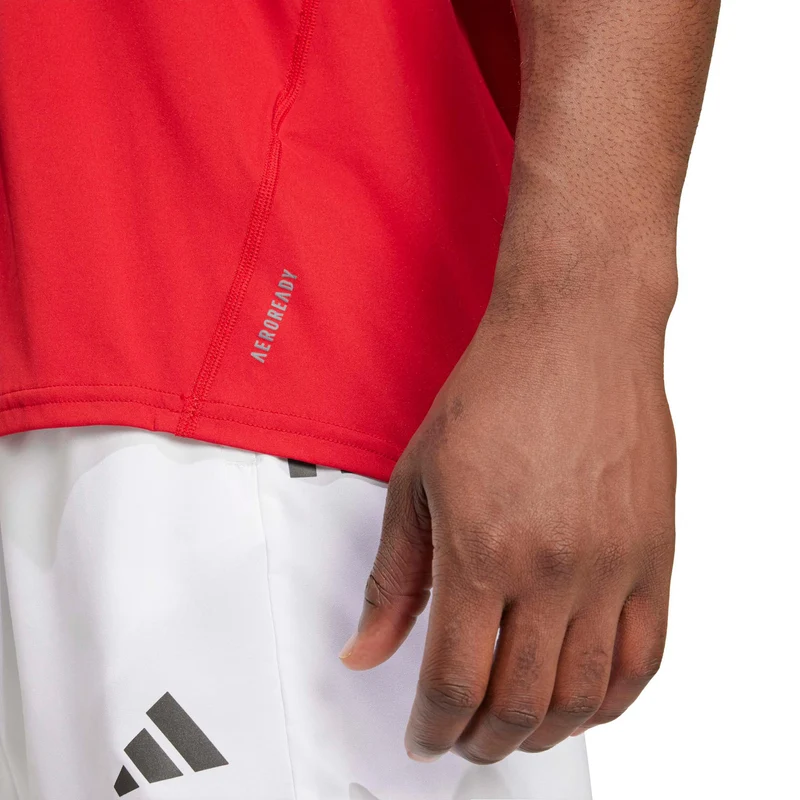 adizero Essential Laufshirt Herren-rot