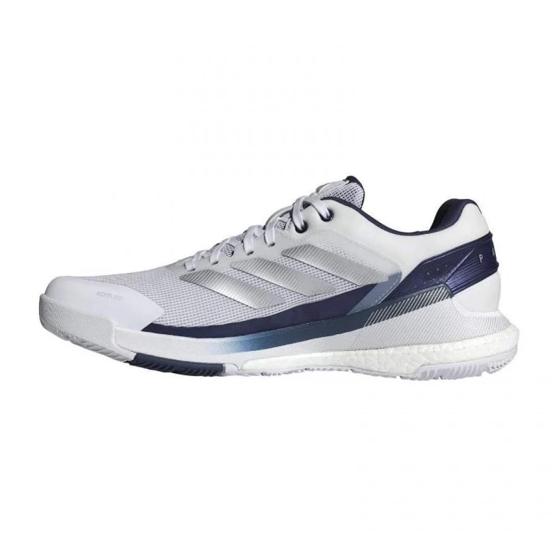 Adidas Padelschoen Crazyquick Boost Padel Heren Wit Blauw