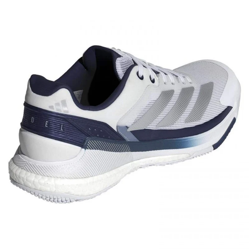 Adidas Padelschoen Crazyquick Boost Padel Heren Wit Blauw
