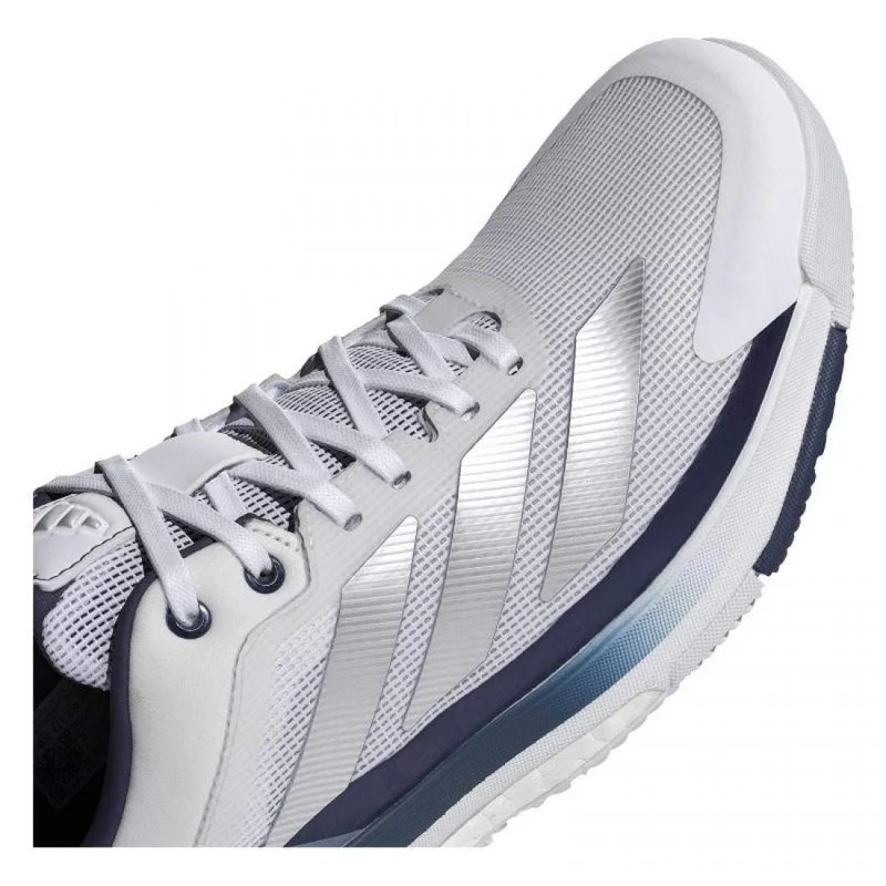 Adidas Padelschoen Crazyquick Boost Padel Heren Wit Blauw