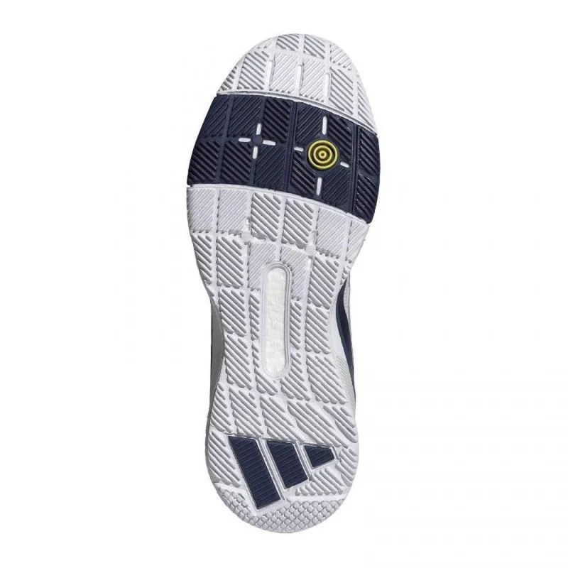 Adidas Padelschoen Crazyquick Boost Padel Heren Wit Blauw