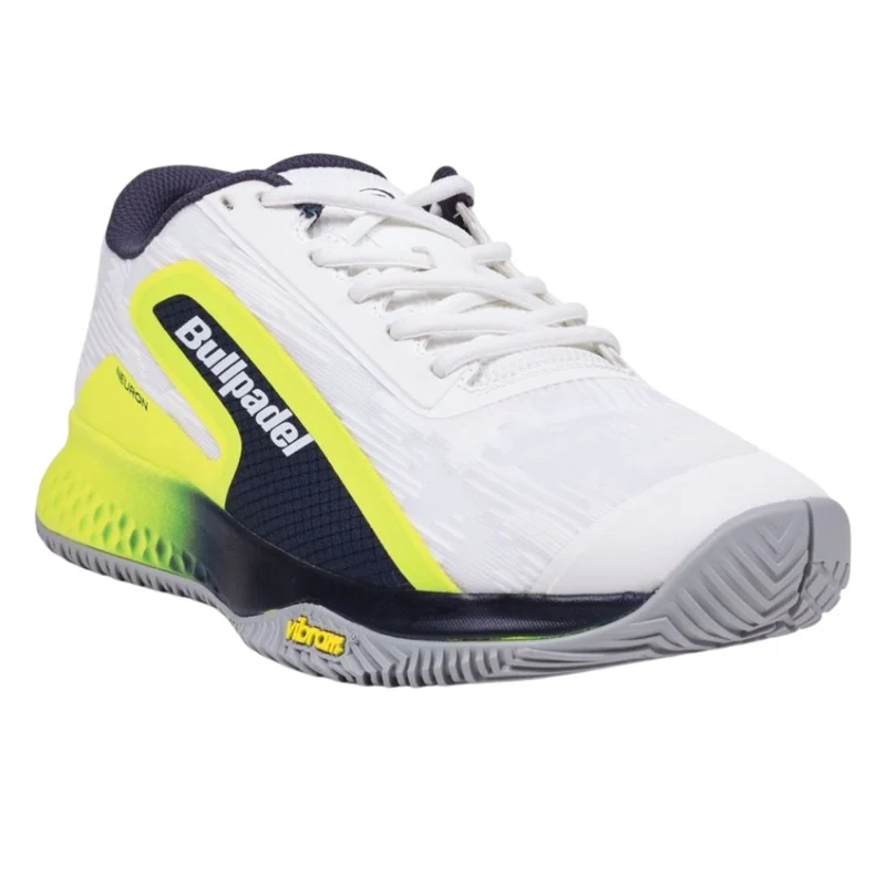 Bullpadel Padelschoen Neuron Vibram 25V Heren Wit