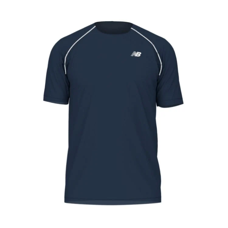 New Balance T-Shirt Tournament Heren Navy