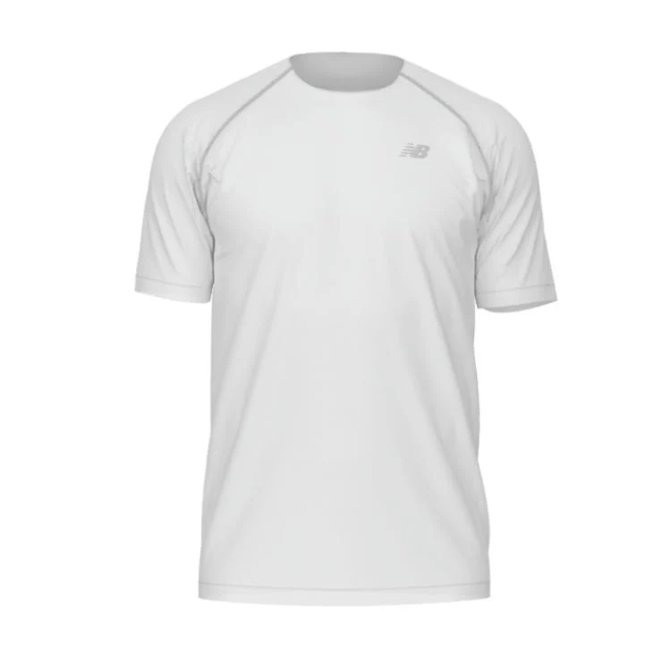 New Balance T-Shirt Tournament Heren Wit