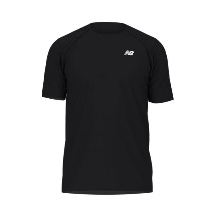 New Balance T-Shirt Tournament Heren Zwart