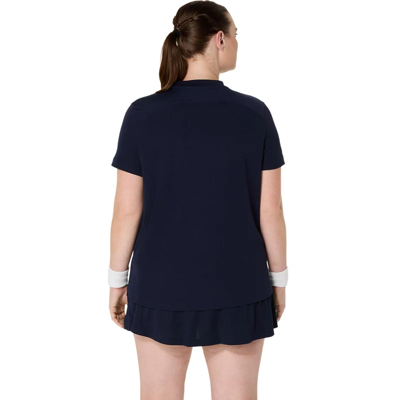 Asics T-Shirt Court SS Top Dames Navy