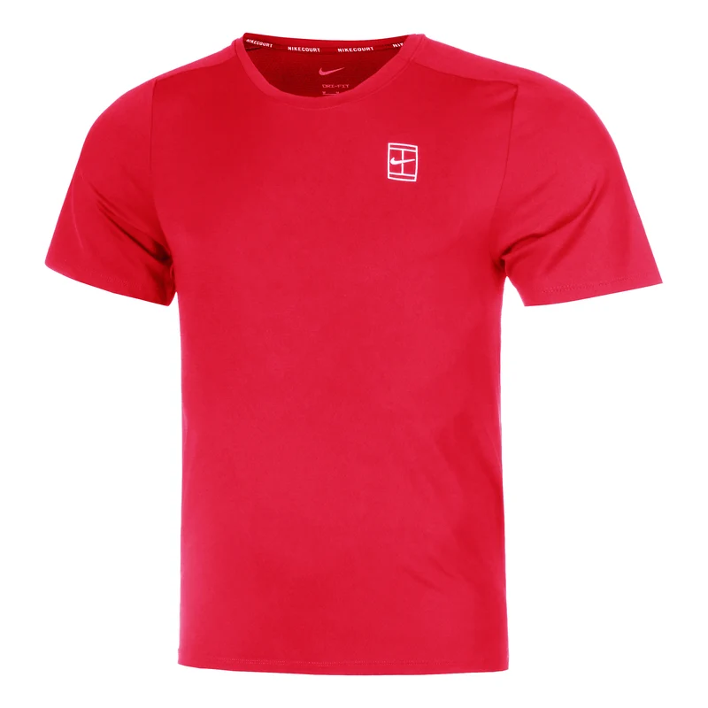 Court Dri-Fit Advantage T-Shirt Herren-Rot,Weiß