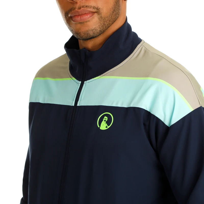 Wild Return Block Trainingsjacke Herren-Dunkelblau,Mehrfarbig
