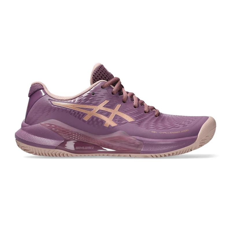 Gel-Challenger Padelschuh Damen-Weinrot