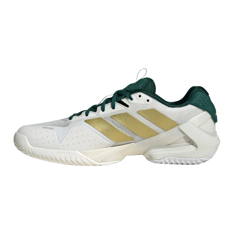 adizero Ubersonic 5 Allcourtschuh Herren - weiß, gold