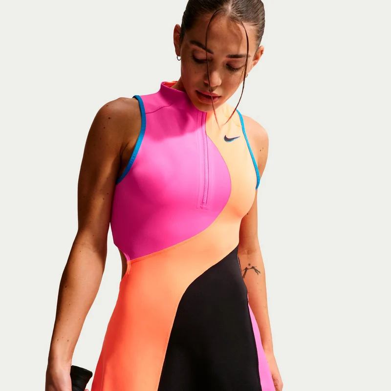 Aryna Sabalenka Court Dri-Fit Slam Kleid Damen-pink, mehrfarbig